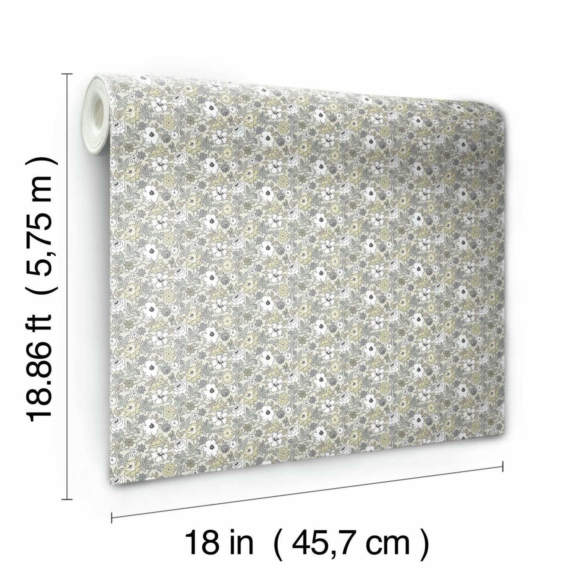 RoomMates Floral Ditzy Vine Peel & Stick Wallpaper